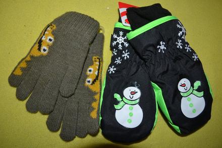 2x nové rukavice 92-98, 92 / 98