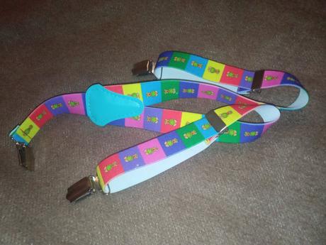 Dětské kšandy s medvídkem, 