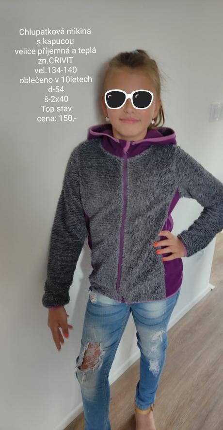 Mikina-vel 134-140, crivit,134
