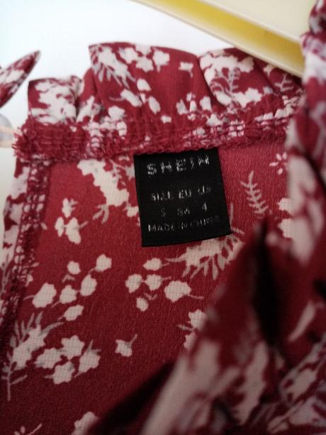 Šaty shein dlouhý rukáv vel. s, s