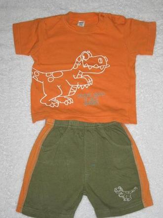 Komplet kraťasů a trička, c&a,74