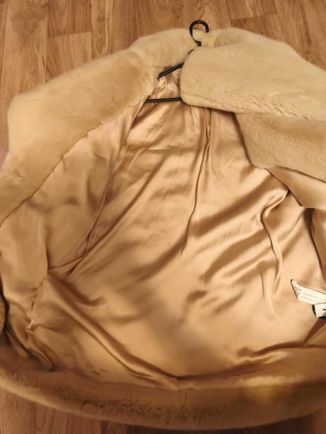 Pudrový kožich zara xs, zara,xs