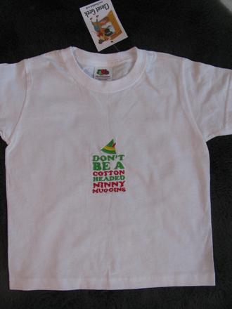 Bavlněné tričko s vánočním motivem, 98