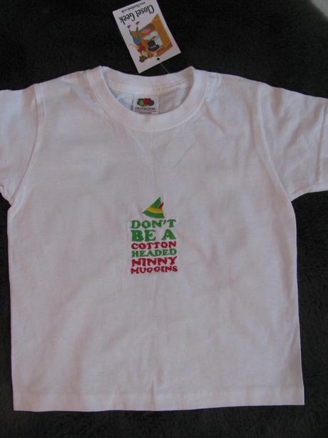 Bavlněné tričko s vánočním motivem, 98