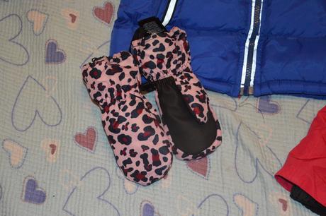 98 104 zimní bunda oteplováky rukavice, crivit,104