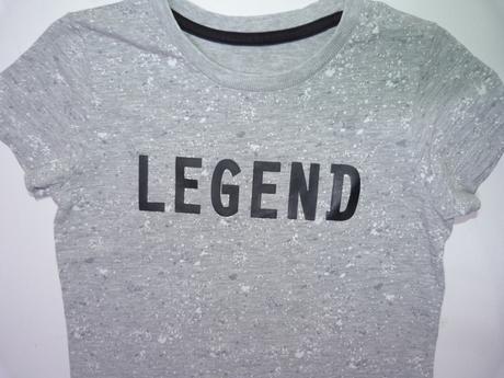 Melírované tričko s nápisem vel. 110, matalan,110