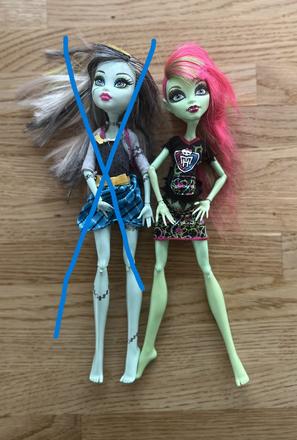 Mattel monster high panenka - frankie a venus,