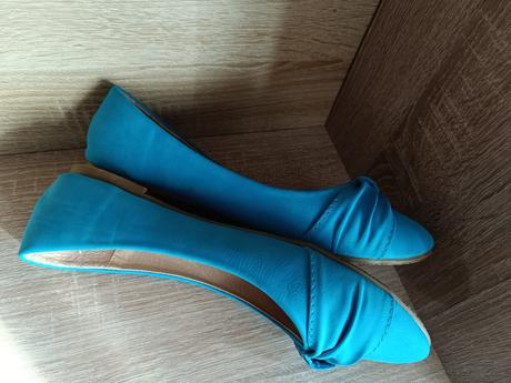 Tyrkysové baleríny vel. 40, 40