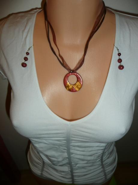 Set řetízek - náhrdelník + náušnice,