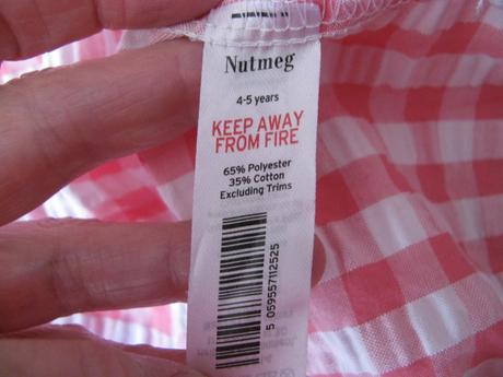 Letní plátěné šatičky, nutmeg,110