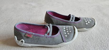 Dívčí přezůvky, bačkory, balerínky, befado, vel.33, befado,33