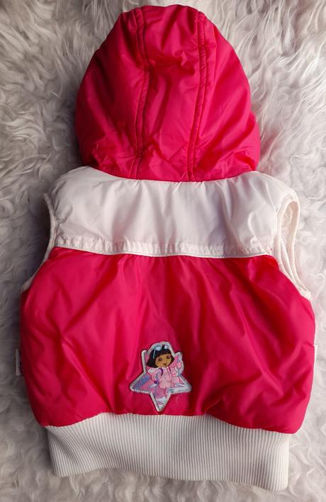 Zateplená vesta s dorou 3-4 roky, disney,110