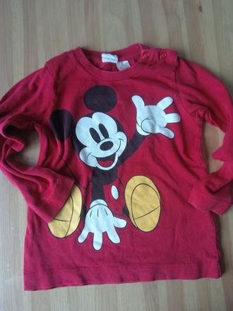 Tričko s mickeym, h&m,86