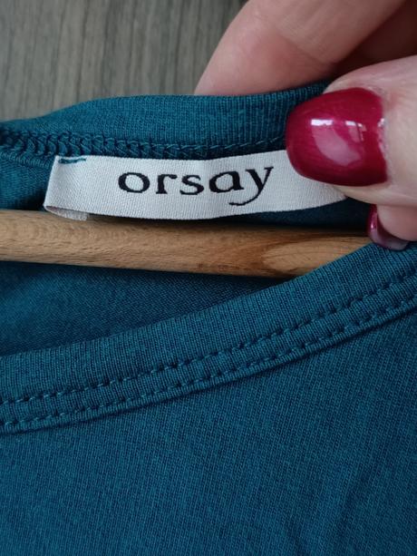 Orsay dámské petrolejové viskózové tričko m, orsay,m