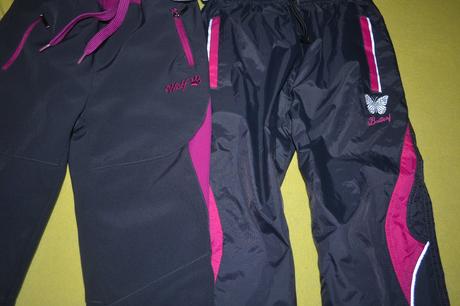2x podzimní kalhoty,softshellové,šusťák.98, wolf,98