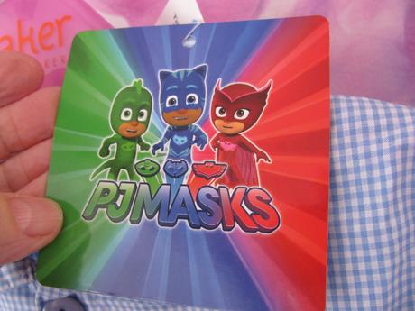 Dívčí plátěné šatičky pjmasks, 98