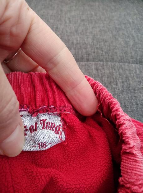 Zateplené kalhoty, 116