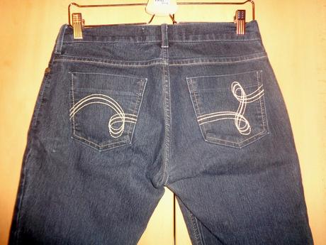 Elastické 3/4 džínové kalhoty, next,40