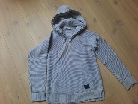Parádní svetr s klokankou, h&m,134