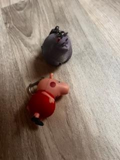 Přívěšek prasátko pepina a kočička,