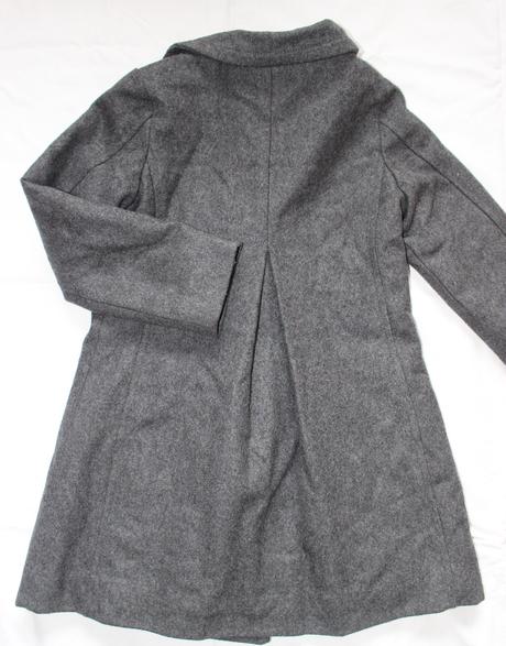 Bh26. flaušový podzimní kabát dívčí 5 let, calvin klein,110