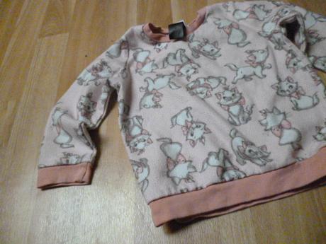 Kočičková flís mikina vel. 2-3, 98