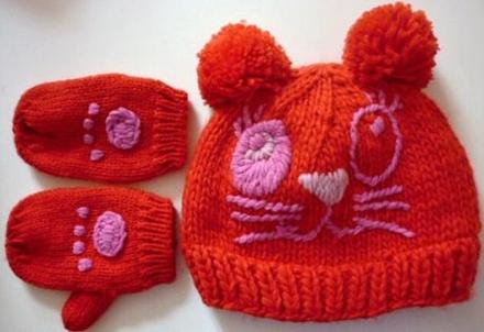 Čepička a rukavičky 3-6 let, next,110