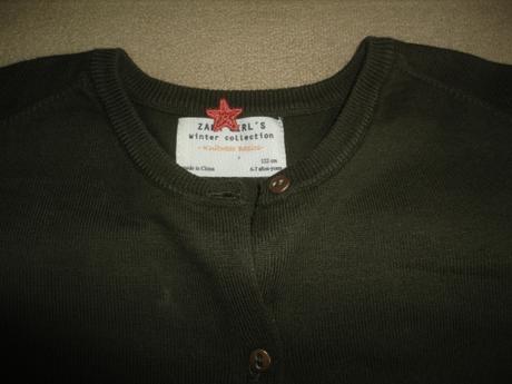 Jako nový svetřík na šaty, vel. 6-7 let, zara,122
