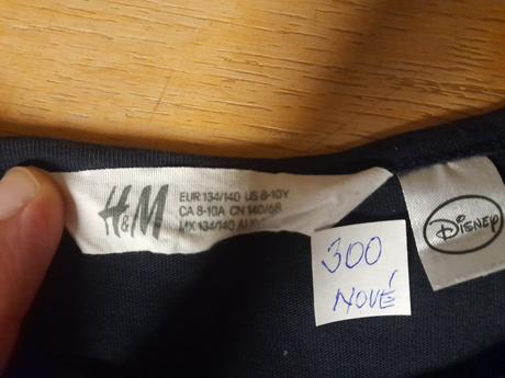 Šaty - převracecí filtry, h&m 134/140, nové, h&m,134