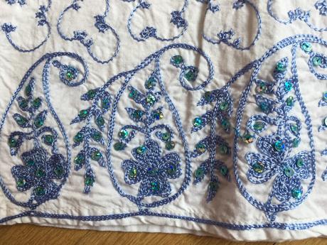 Tílko top zdobený vel. l, l