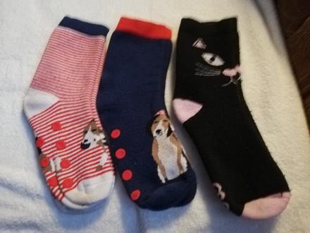 Sada dívčích teplých ponožek, vel. 31-34., tchibo,31