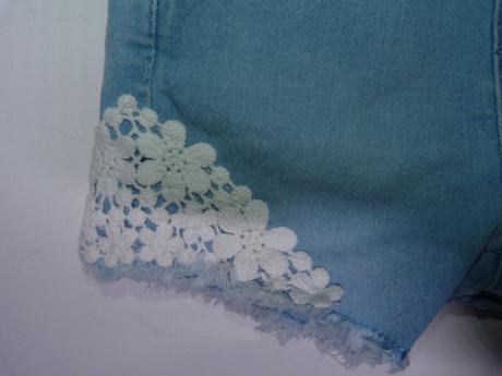 Laclíkové kraťase vel. 74, primark,74