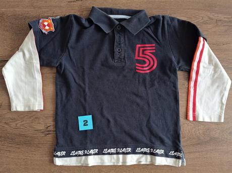 Triko dlouhý rukáv polokošile 116, l.o.g.g.,116