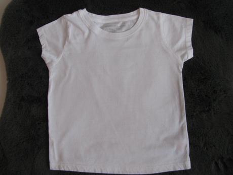 Bílé bavlněné tričko unisex, young dimension,92