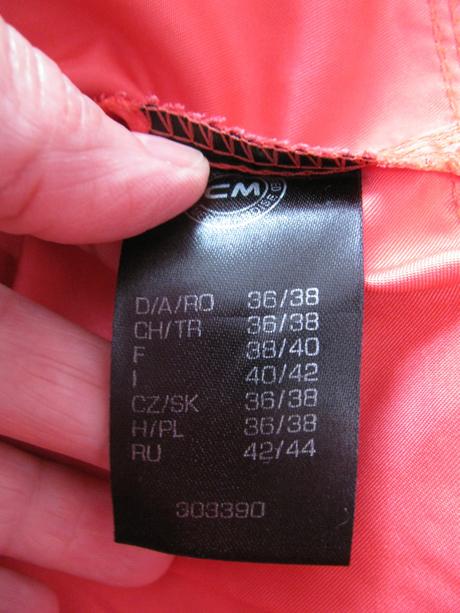 Dámské oranžovo lososové šortky tchibo, tchibo,38