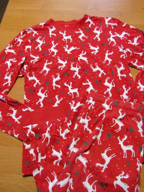 Vánoční bavlněné pyžamo vel xs, xs