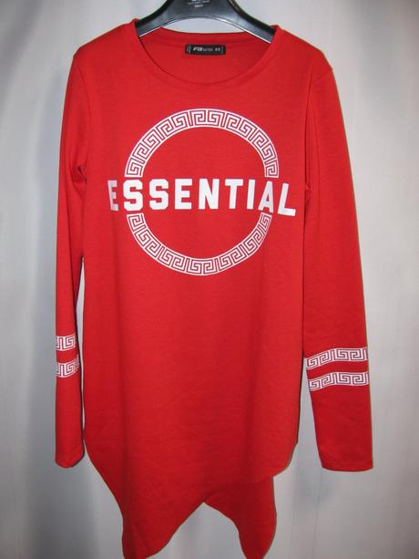 Dámská nová elastická prodloužená halenka,triko, xs