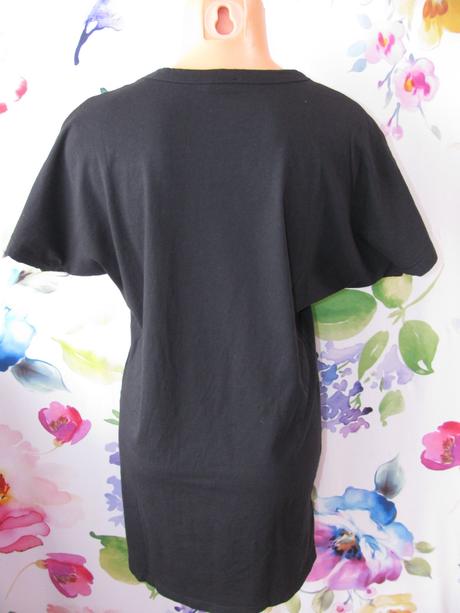 Černé prodloužené dámské tričko basic, basics,40