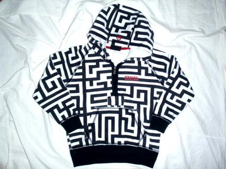 Krásná černobílá mikina nordblanc, nordblanc,122