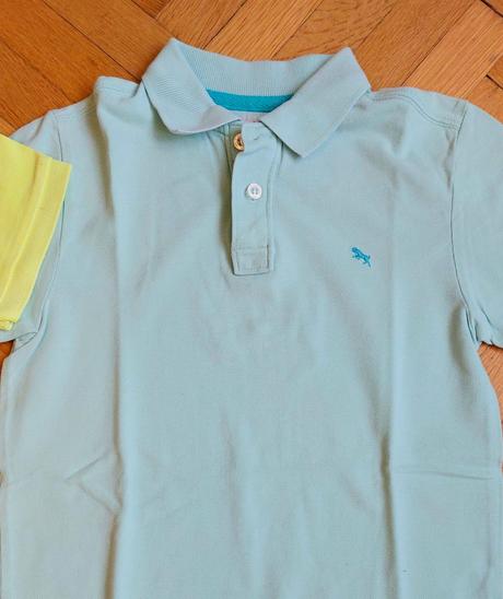 Tričko polo 2ks, h&m,134