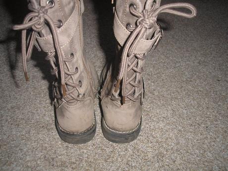 Dívčí hnědé kozačky, 30