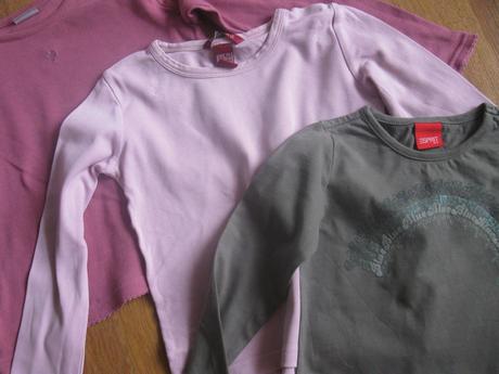 3 x tričko, h&m,110