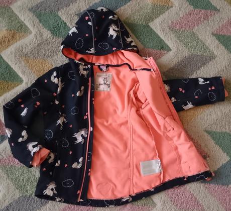 Softshellová bunda s jednorožci vel.116, dopodopo,116