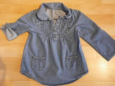 Tunika s roll up rukávy, mothercare,98