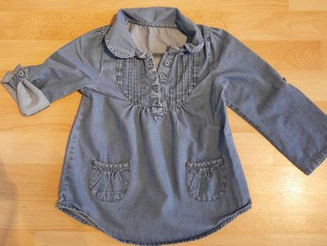 Tunika s roll up rukávy, mothercare,98