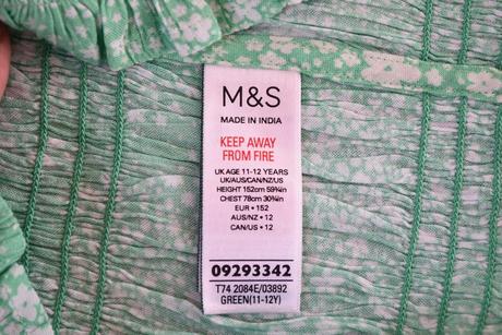 Blůzka vel. 11 - 12 let, marks & spencer,152