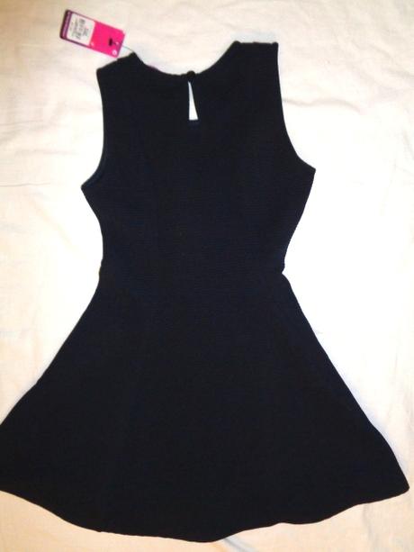 Luxusní silnější tmavěmodré šaty do pruhů, young dimension,128