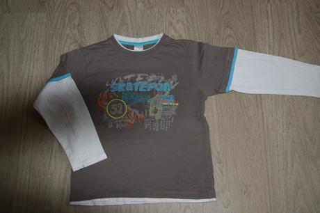 Triko s dlouhým rukávem, c&a,122