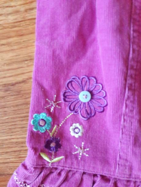 Manšestrové šatičky f&f, vel.12-18 měs., f&f,86