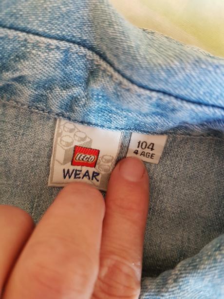 Divci džínová bunda, lego,104